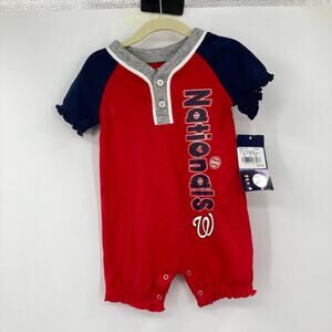 Genuine Merchandise Washington Nationals One Piece Outfit 12 Months Baby NEW